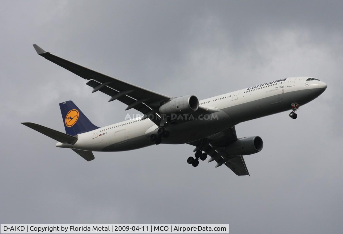 D-AIKD, 2004 Airbus A330-343X C/N 629, Lufthansa A330-300