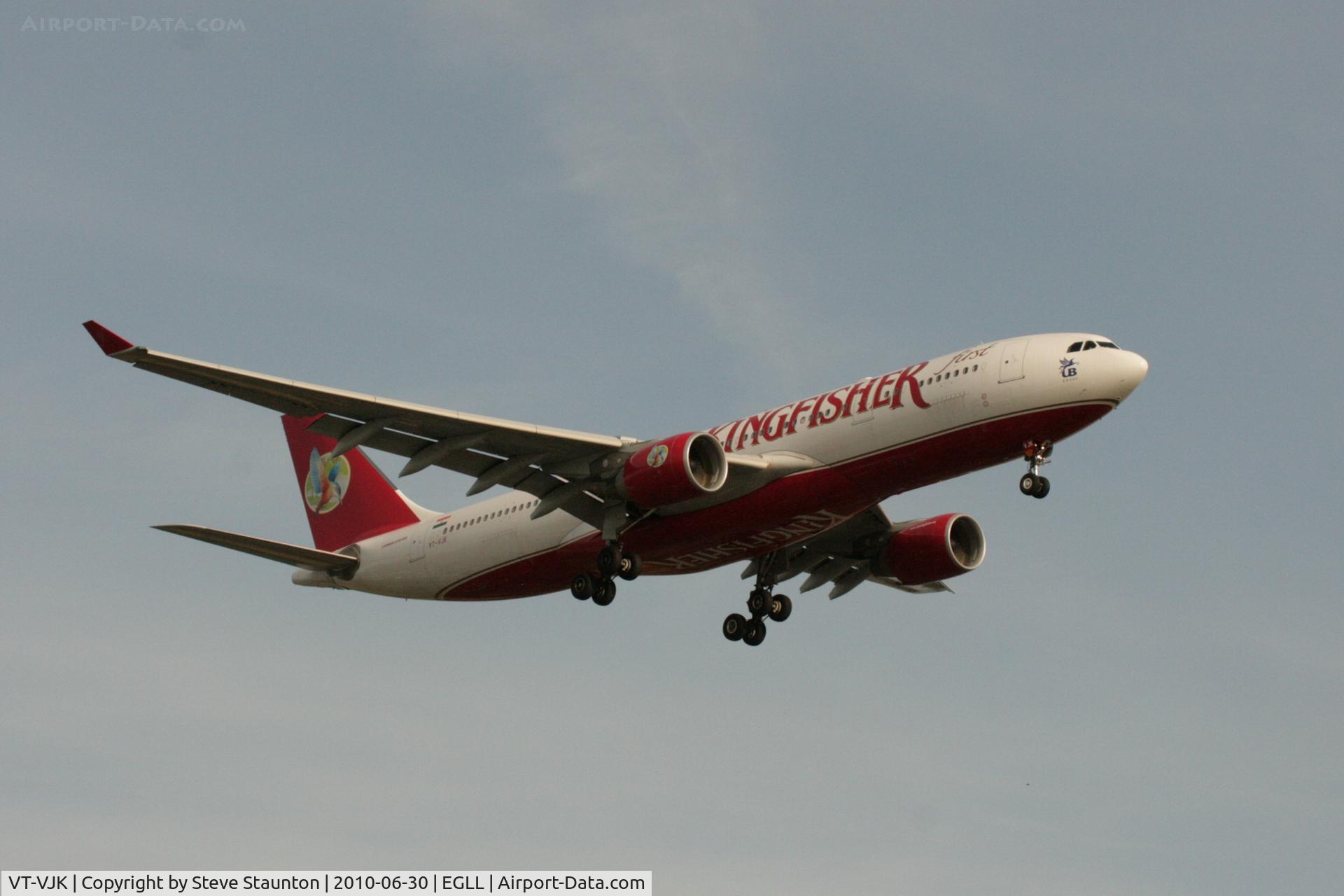 VT-VJK, 2008 Airbus A330-223 C/N 874, Taken at Heathrow Airport, June 2010