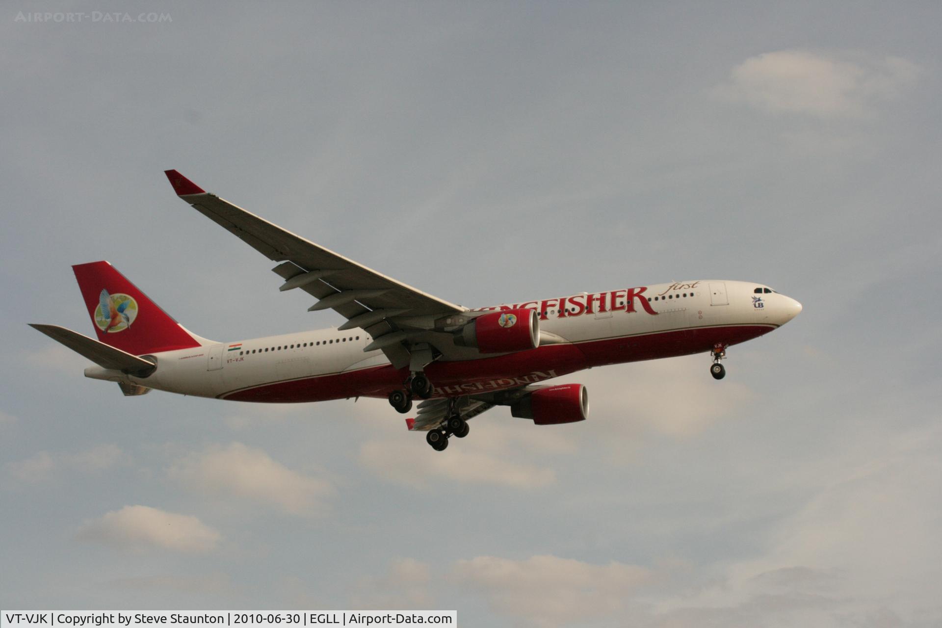 VT-VJK, 2008 Airbus A330-223 C/N 874, Taken at Heathrow Airport, June 2010