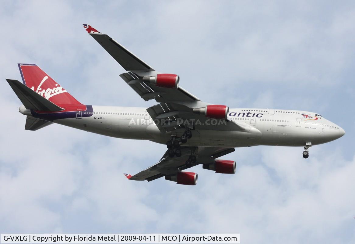 G-VXLG, 1998 Boeing 747-41R C/N 29406, Virgin 747-400