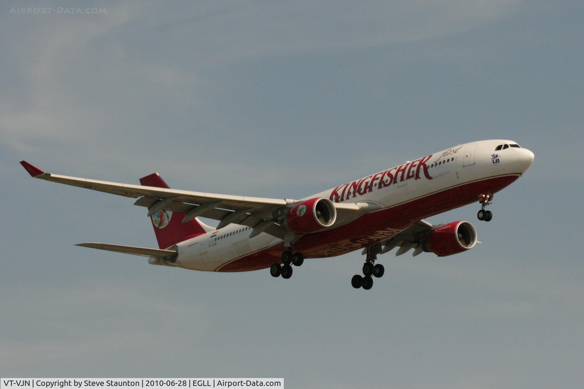 VT-VJN, 2008 Airbus A330-223 C/N 927, Taken at Heathrow Airport, June 2010