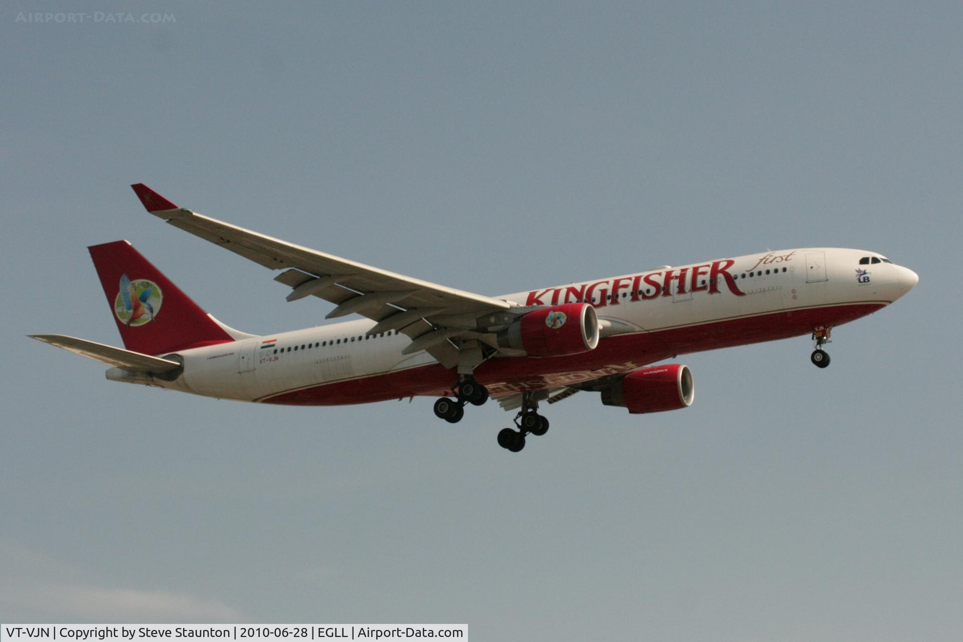 VT-VJN, 2008 Airbus A330-223 C/N 927, Taken at Heathrow Airport, June 2010