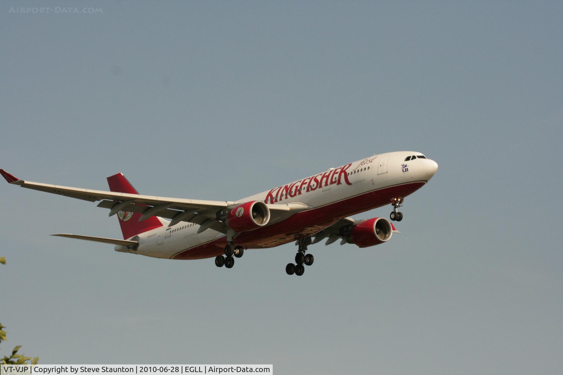 VT-VJP, 2008 Airbus A330-223 C/N 946, Taken at Heathrow Airport, June 2010