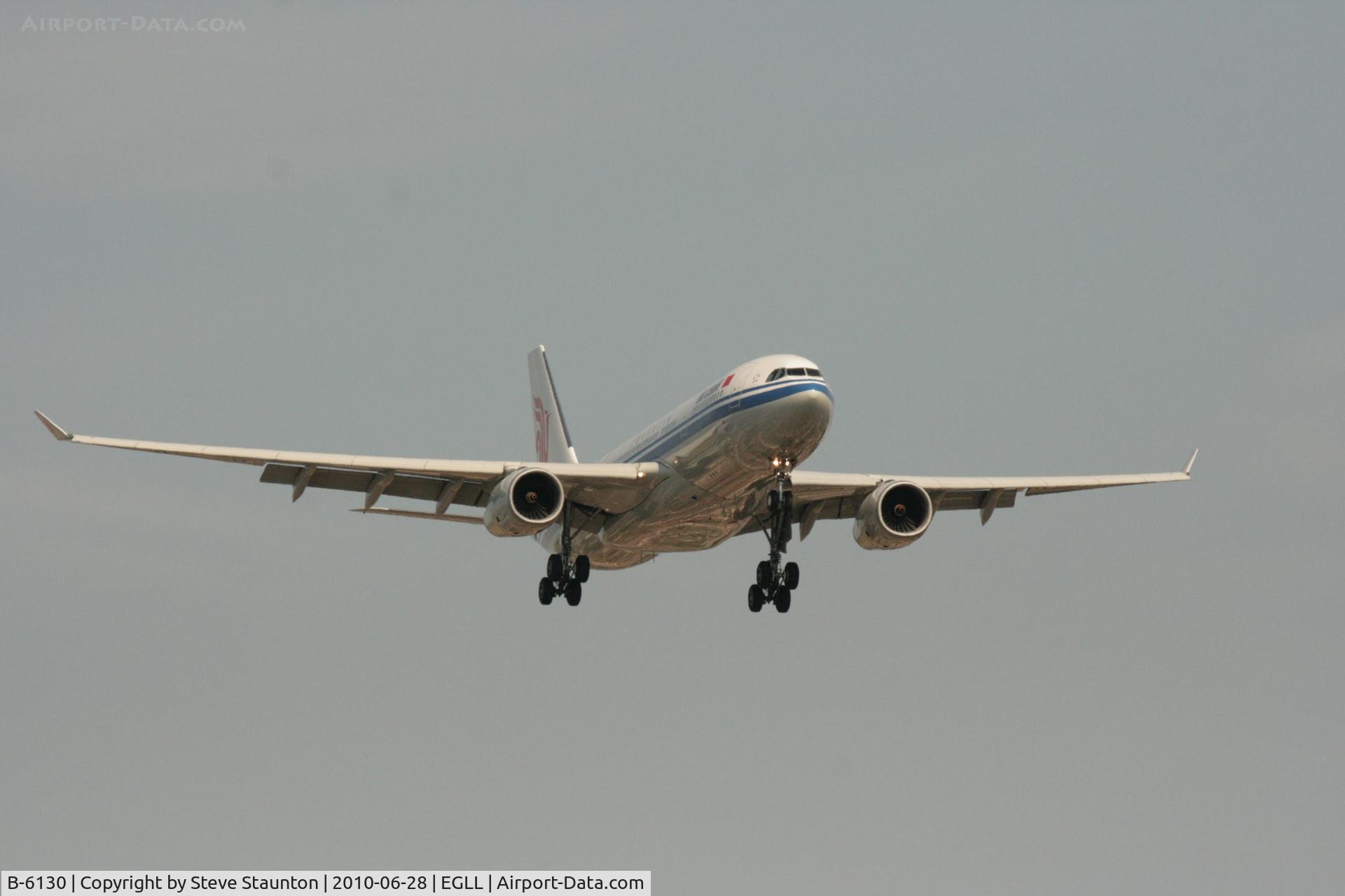B-6130, 2008 Airbus A330-243 C/N 930, Taken at Heathrow Airport, June 2010