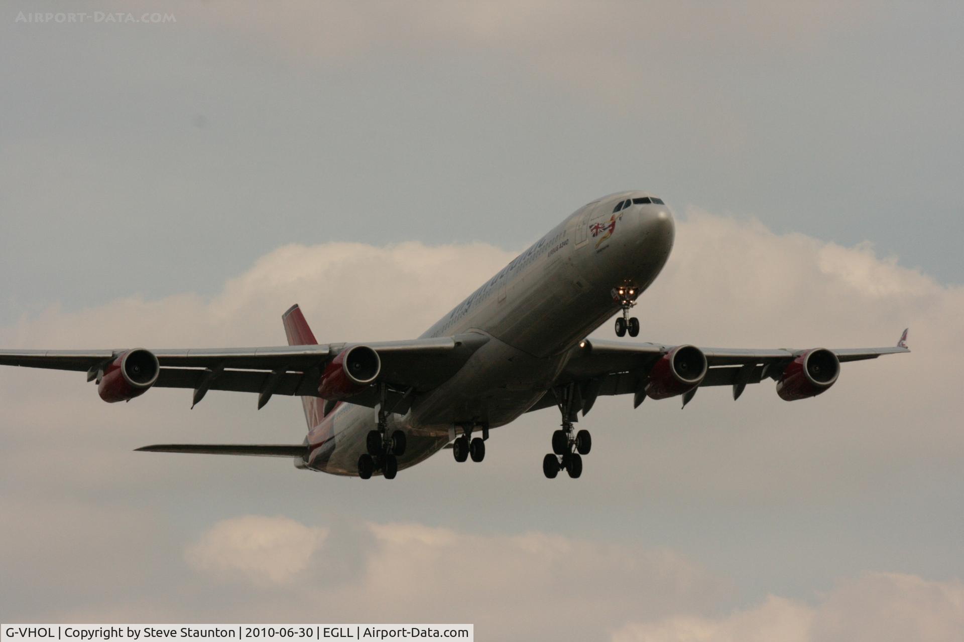 G-VHOL, 1992 Airbus A340-311 C/N 002, Taken at Heathrow Airport, June 2010