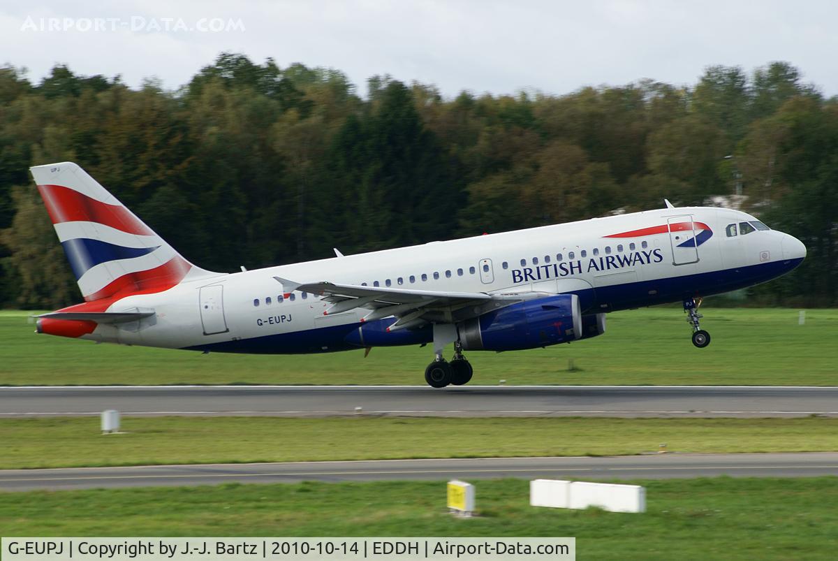 G-EUPJ, 2000 Airbus A319-131 C/N 1232, DSLR-A230 (55-200 mm)