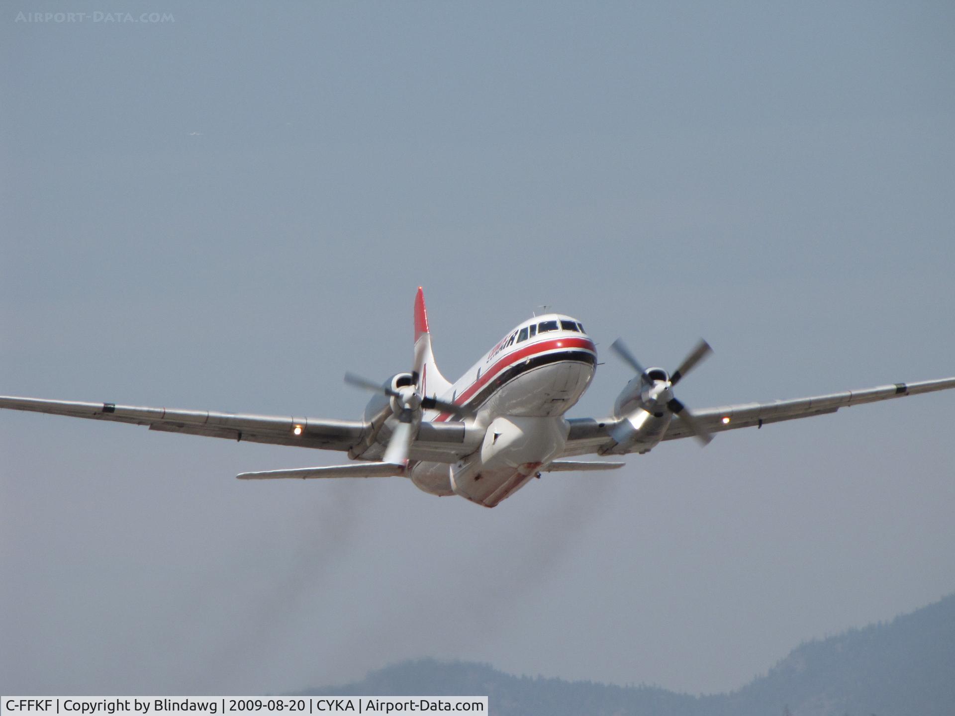 C-FFKF, 1954 Convair CV-340-31 (CV-5800 C/N 179, ...July/09 was one of the busiest  months at our Tanker Base.