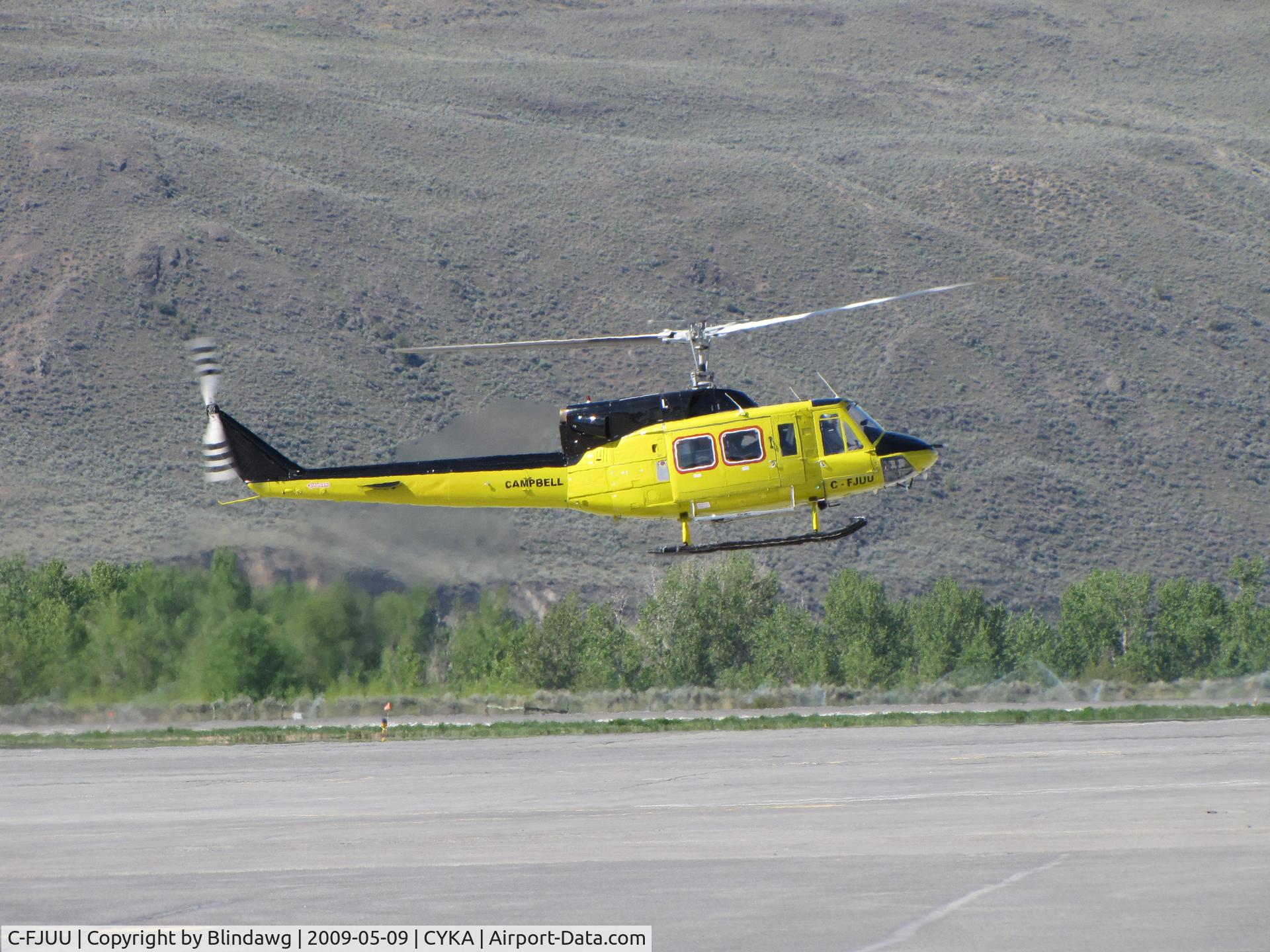 C-FJUU, 1976 Bell 212 C/N 30795, ...nce paint job.