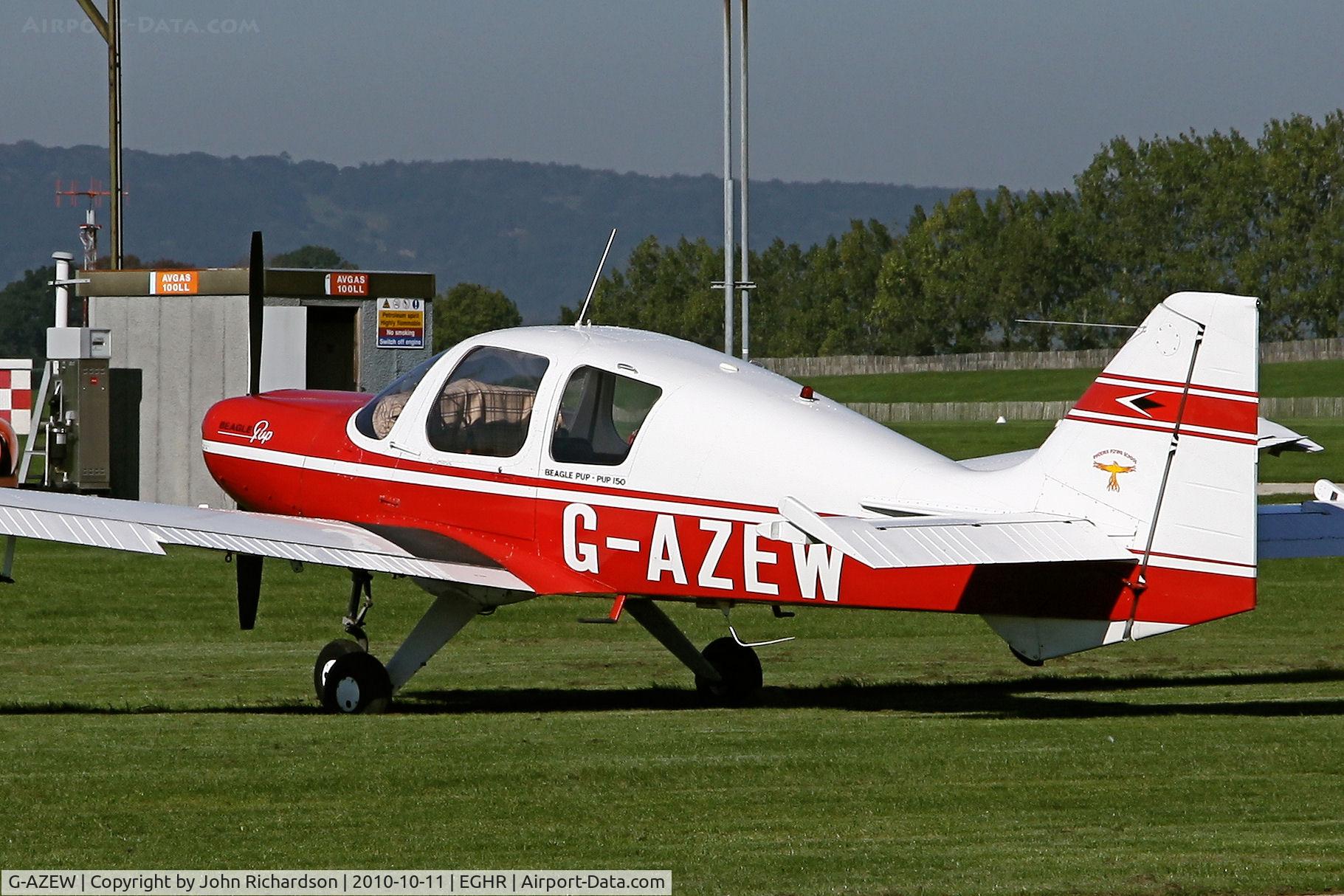 G-AZEW, 1969 Beagle B-121 Pup Series 2 (Pup 150) C/N B121-132, Parked at Goodwood
