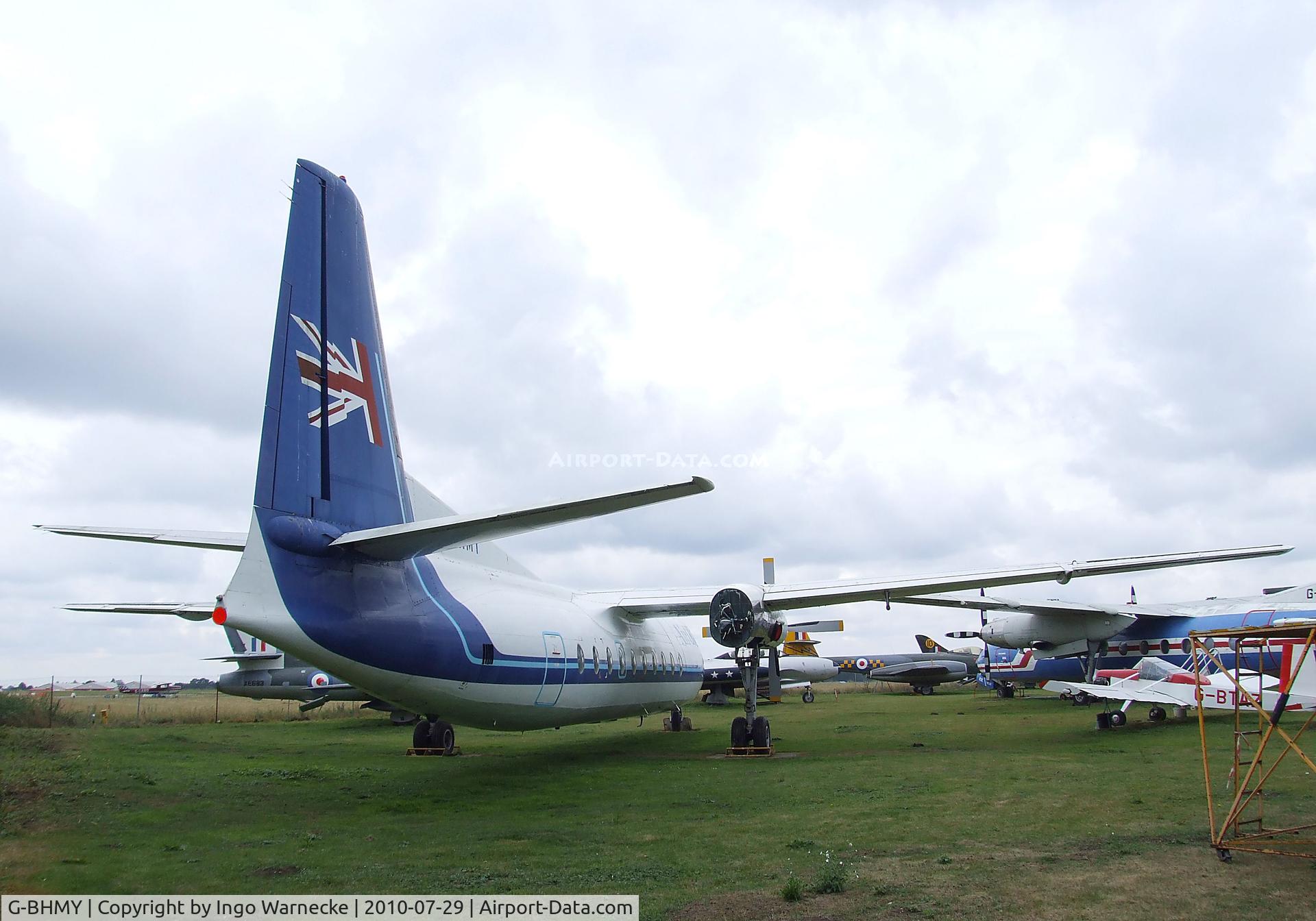 G-BHMY, 1962 Fokker F-27-200 Friendship C/N 10196, Fokker F27-200 Friendship at the City of Norwich Aviation Museum