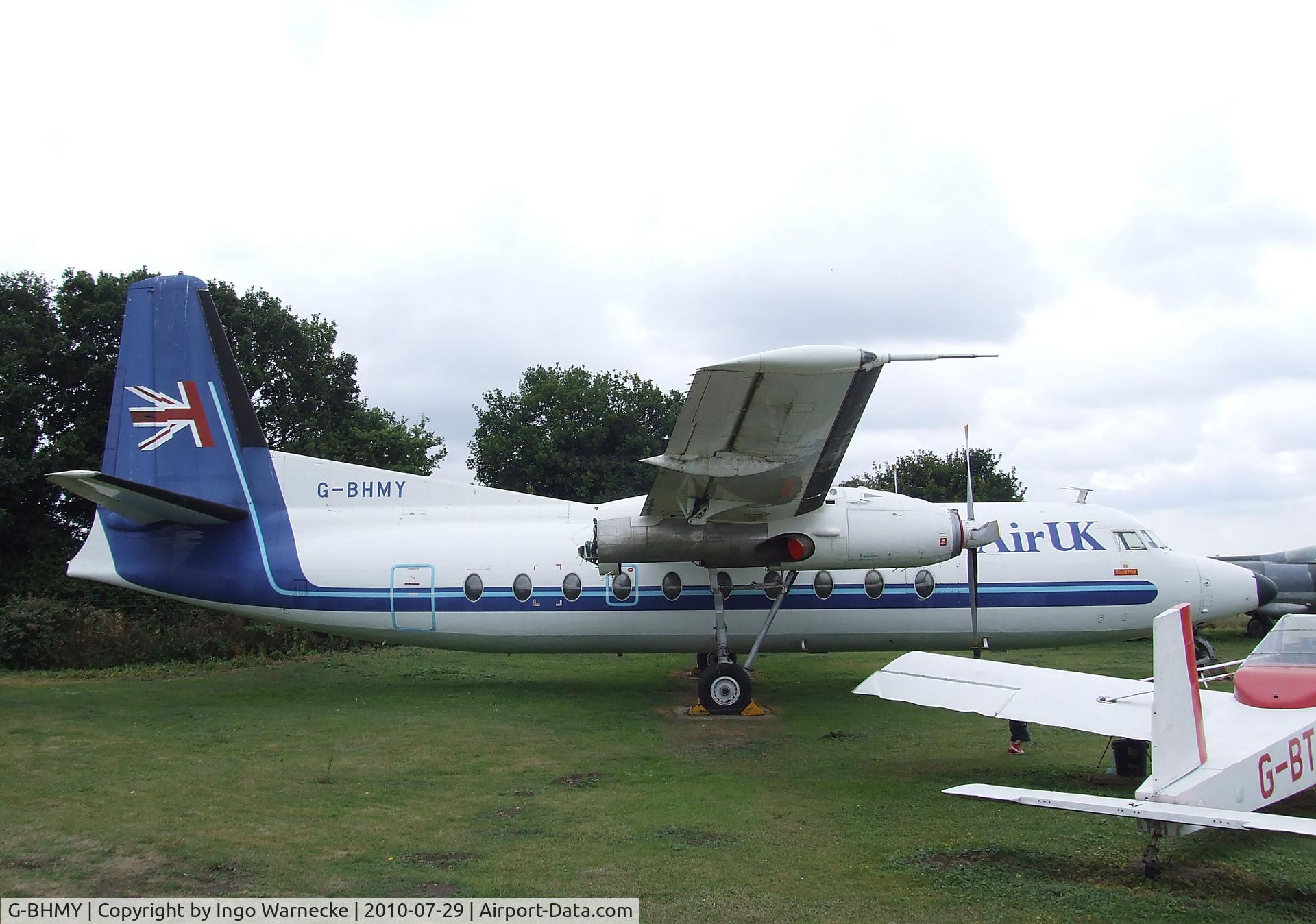 G-BHMY, 1962 Fokker F-27-200 Friendship C/N 10196, Fokker F27-200 Friendship at the City of Norwich Aviation Museum