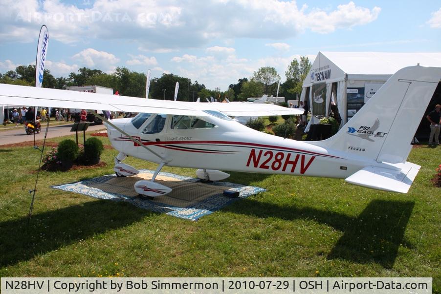 N28HV, Tecnam P-92 Eaglet C/N 1295, Airventure 2010 - Oshkosh, Wisconsin