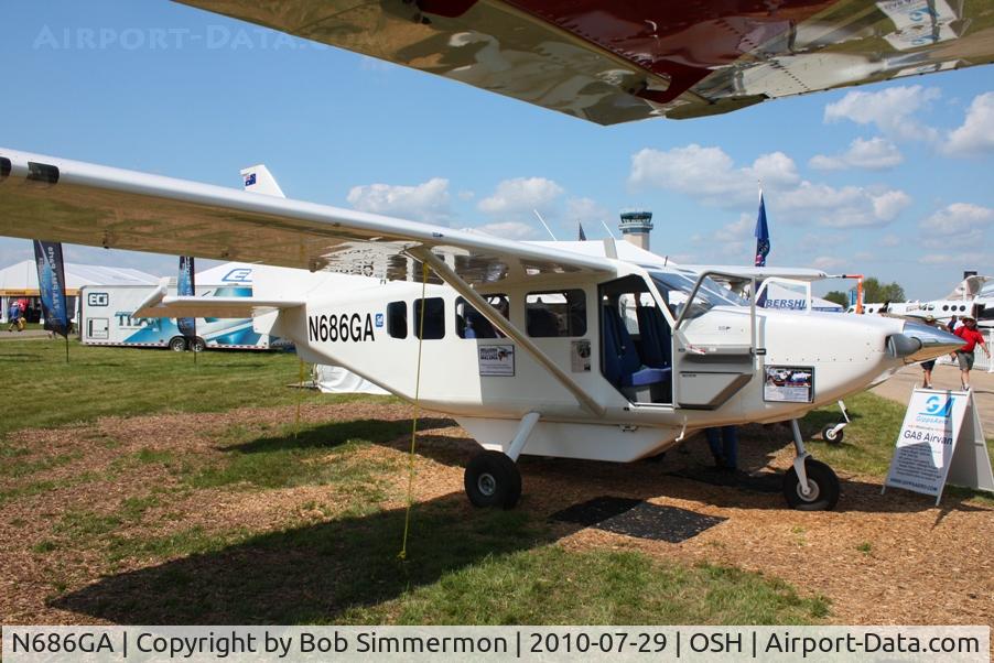 N686GA, 2006 Gippsland GA-8 Airvan C/N GA8-05-086, Airventure 2010 - Oshkosh, Wisconsin