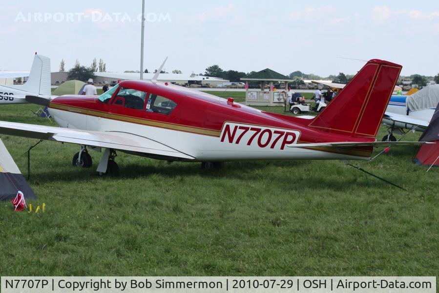 N7707P, 1961 Piper PA-24-260 Comanche C/N 24-2919, Airventure 2010 - Oshkosh, Wisconsin