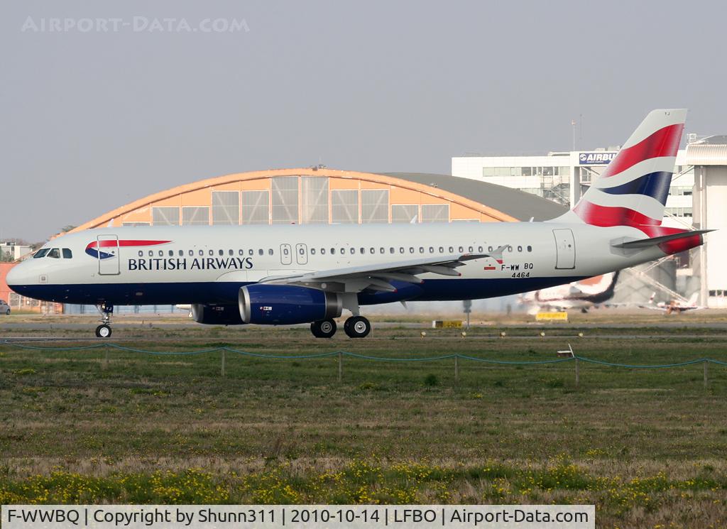 F-WWBQ, 2010 Airbus A320-232 C/N 4464, C/n 4464 - to be G-EUYJ