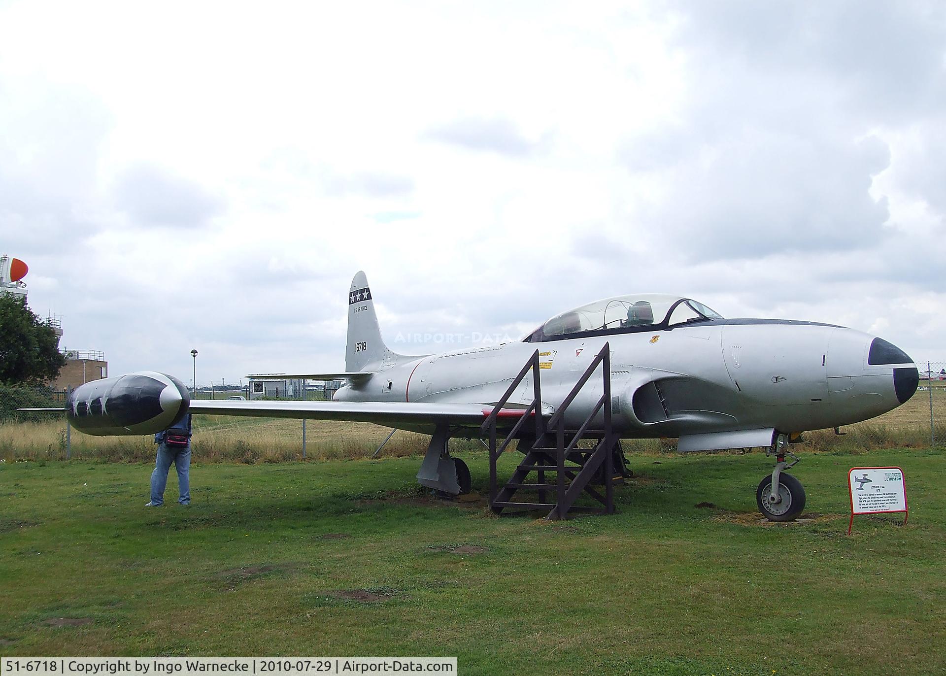 51-6718, 1951 Lockheed T-33A Shooting Star C/N 580-6050, Lockheed T-33A at the City of Norwich Aviation Museum