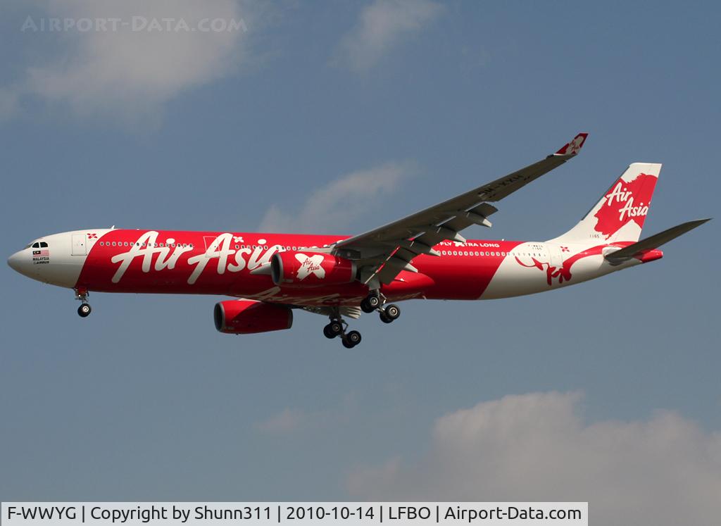 F-WWYG, 2010 Airbus A330-343X C/N 1165, C/n 1165 - To be 9M-XXH