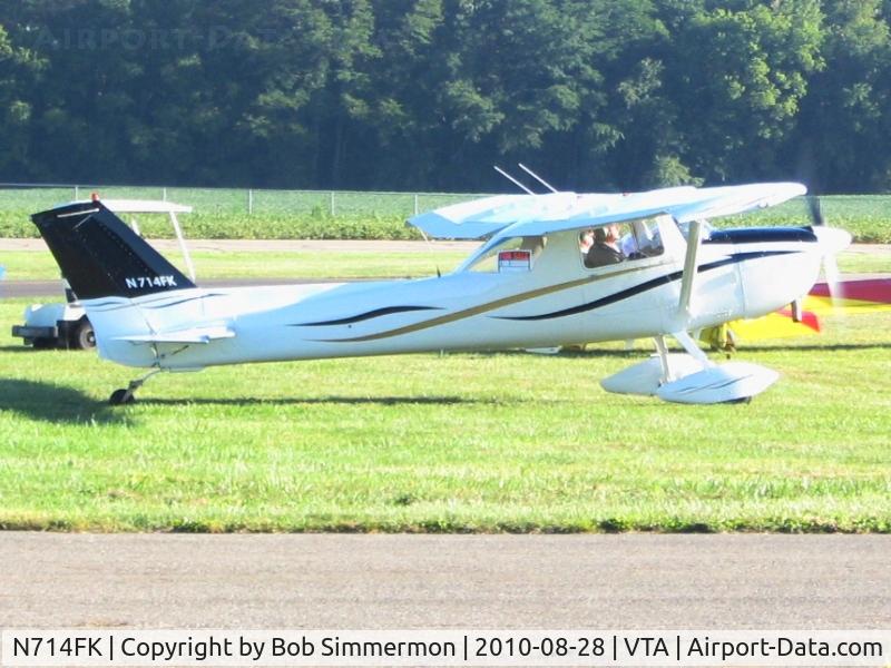 N714FK, 1976 Cessna 150M C/N 15079141, Newark, Ohio breakfast fly-in.