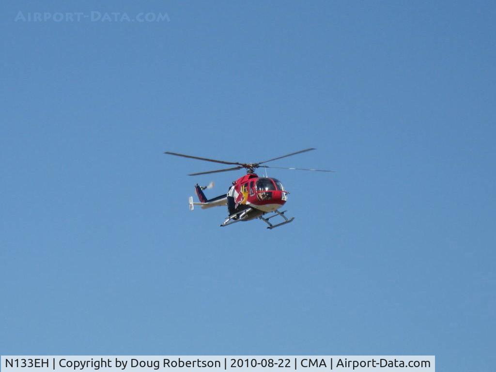 N133EH, 1982 MBB Bo-105CBS-4 C/N S-598, 1982 Messerschmitt-Bolkow-Blohm Gmbh BO105 CB54, two Rolls Royce Allison 250 C20 Turboshaft 420 shp each. Only helicopter approved by FAA for unlimited aerobatics (except outside loops) of red Bull. Normal flight.