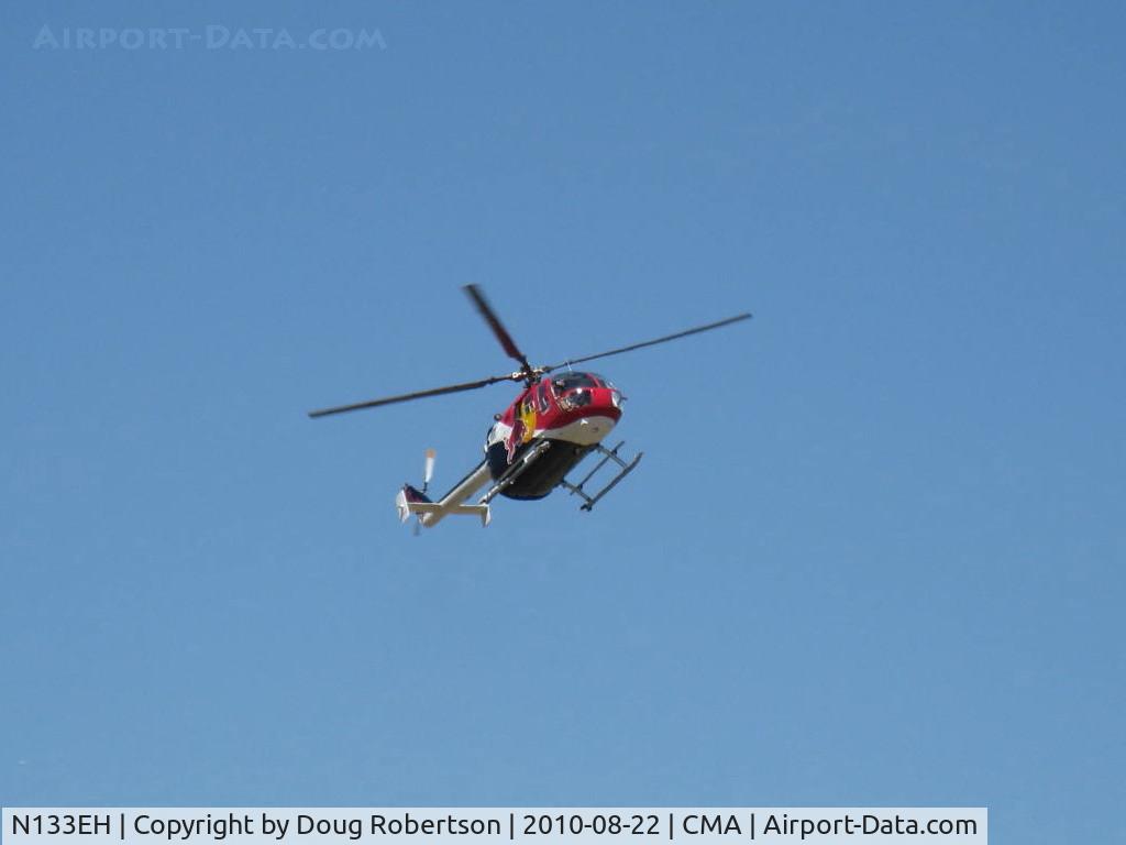 N133EH, 1982 MBB Bo-105CBS-4 C/N S-598, 1982 Messerschmitt-Blokow-Blohm Gmbh BO105 CB54, two Rolls Royce Allison 250 C20 Turboshaft 420 shp each. Only helicopter approved by FAA for unlimited aerobatics (except outside loops) of Red Bull. Normal flight