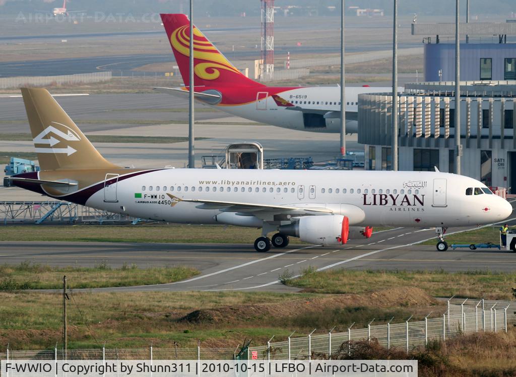 F-WWIO, 2010 Airbus A320-214 C/N 4450, C/n 4450 - To be 5A-LAI