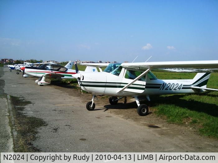 N2024, 1973 Cessna 150L C/N 15074157, N2024 at LIMB Milano Bresso