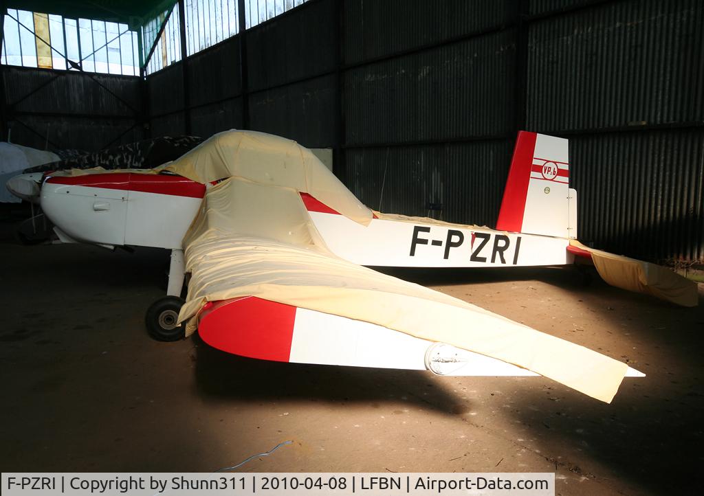 F-PZRI, Evans VP-2B Volksplane C/N 2130, Hangared...