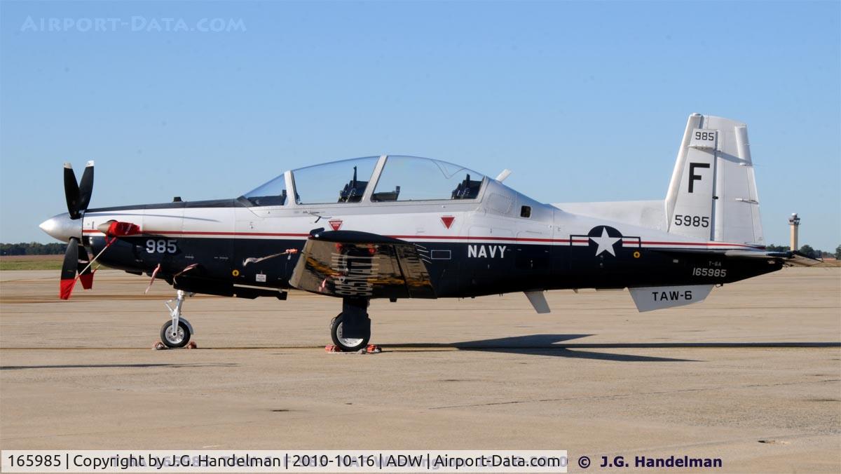 165985, 2001 Raytheon T-6A Texan II C/N PT-152, at NAF Washington