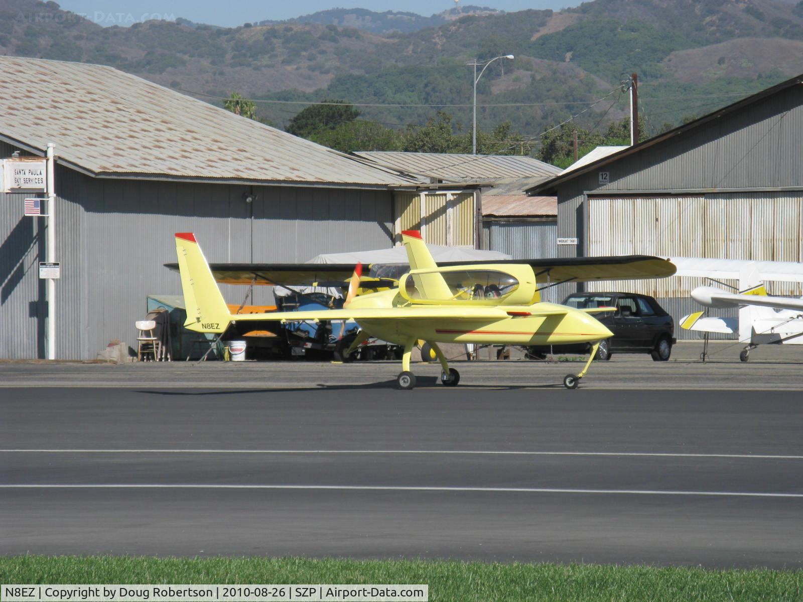 N8EZ, 1989 Rutan Long-EZ C/N 2008L, 1989 McCauley LONG EZ, Lycoming O-235, taxi