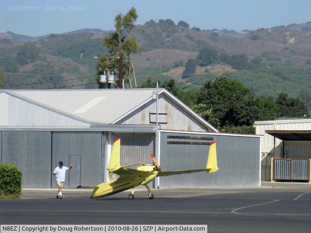 N8EZ, 1989 Rutan Long-EZ C/N 2008L, 1989 McCauley LONG EZ, Lycoming O-235, refueling