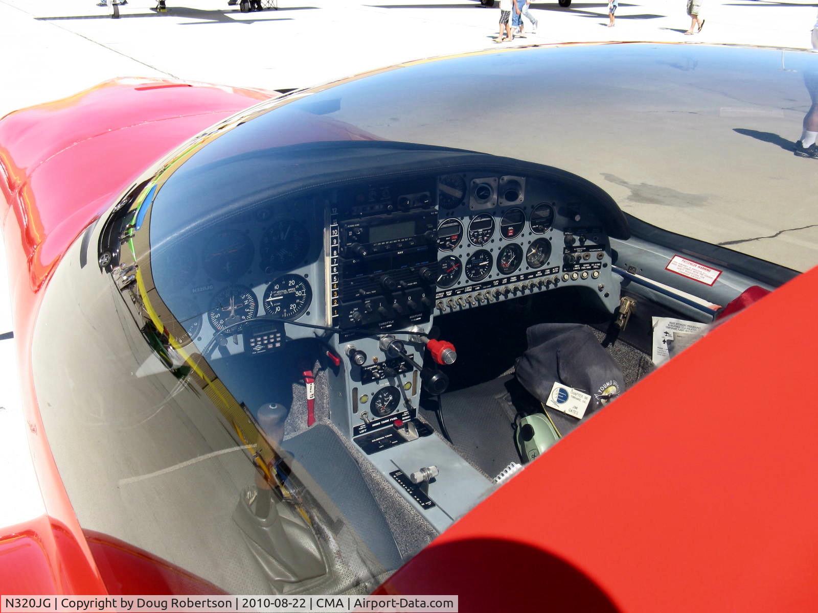 N320JG, 1990 Lancair 235 C/N 133, 1990 Gates LANCAIR 235, Lycoming O-320-D 160 Hp, panel