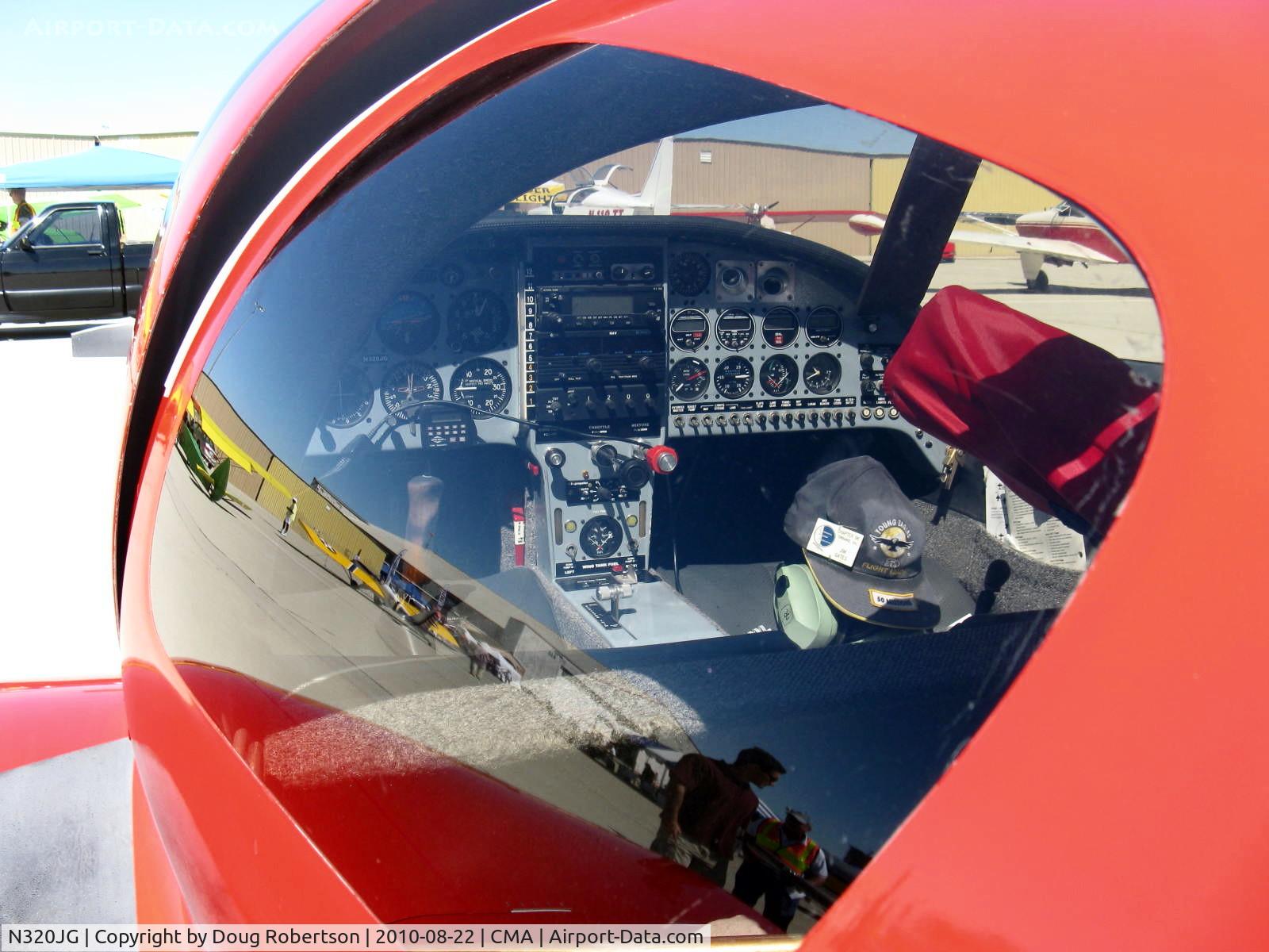 N320JG, 1990 Lancair 235 C/N 133, 1990 Gates LANCAIR 235, Lycoming O-320-D 160 Hp, panel