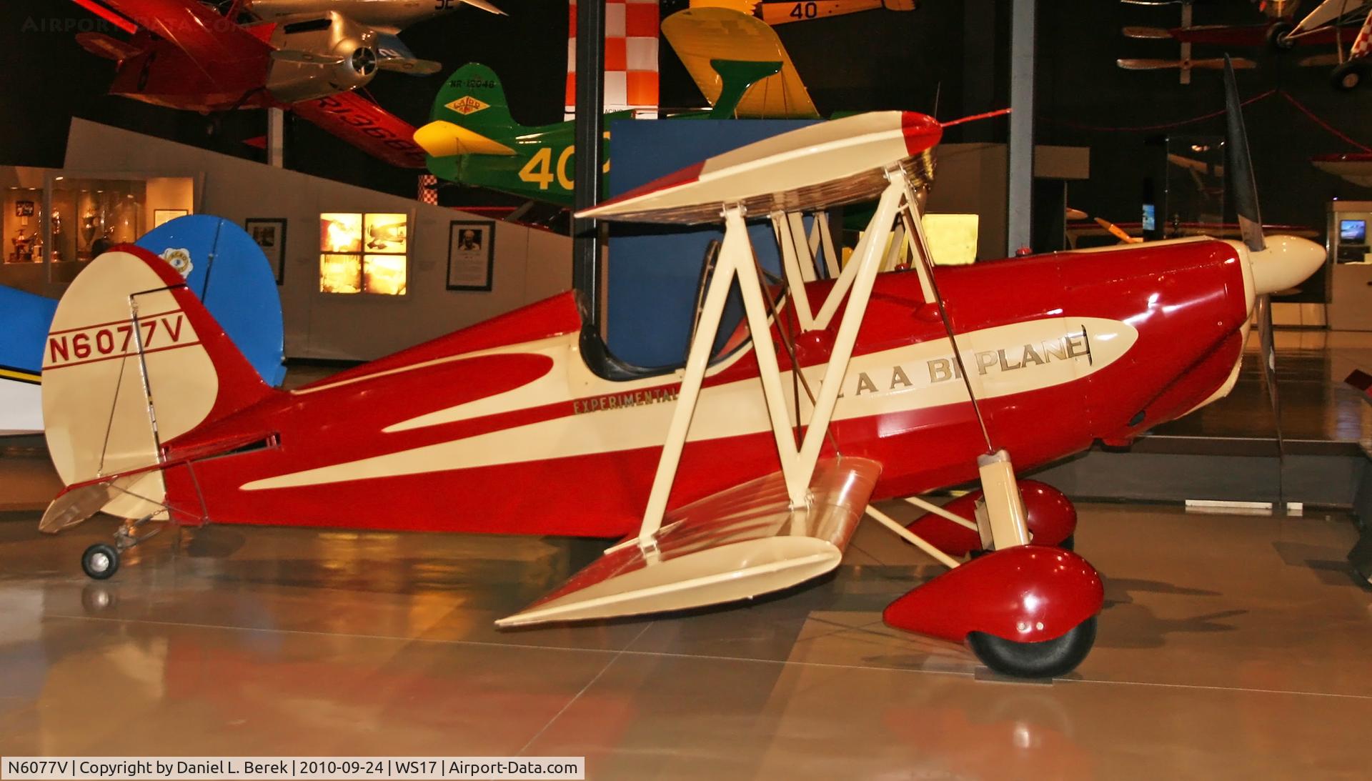 N6077V, 1960 Experimental Aircraft Association A-1 Bi-Plane C/N A1, This aircraft was one of the first original EAA designs.