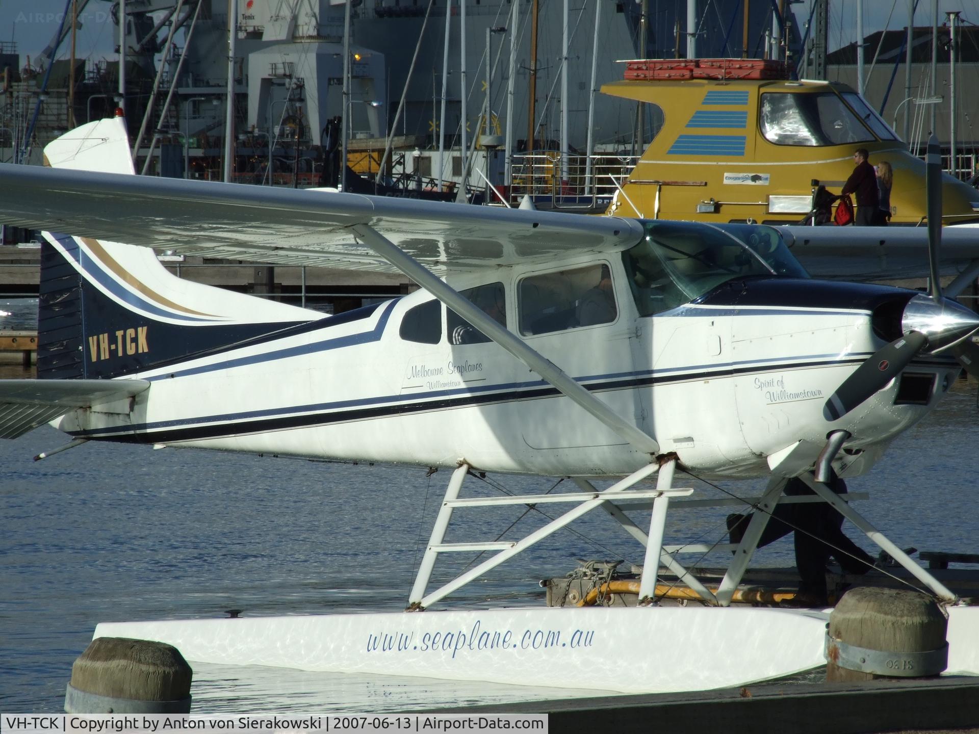VH-TCK, 1975 Cessna A185F Skywagon 185 C/N 18502770, VH-TCK @ Williamstown Cessna A185F