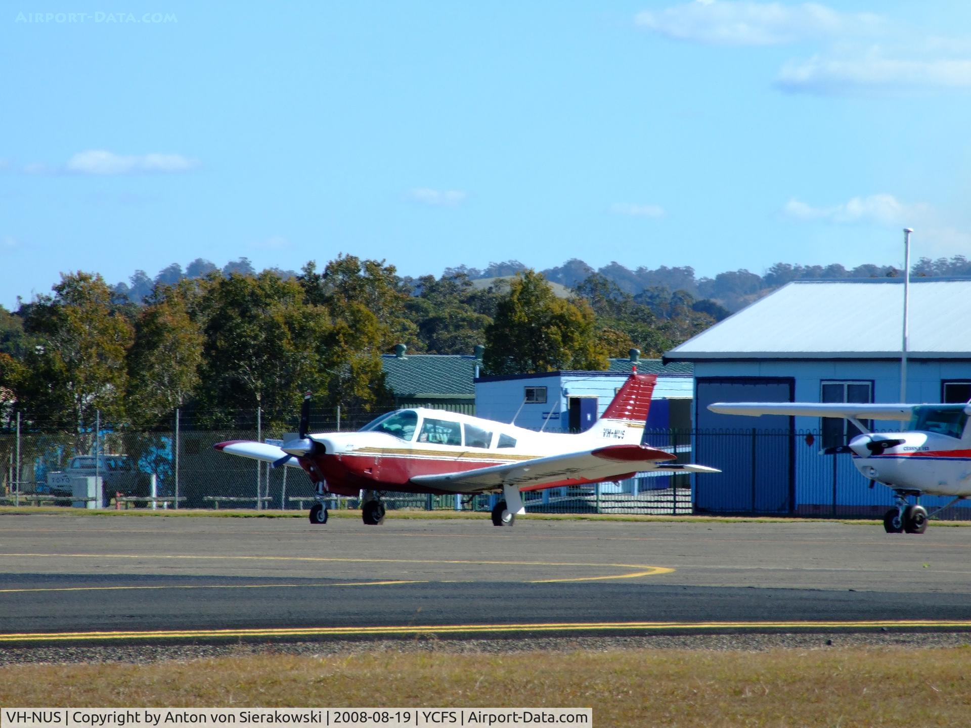 VH-NUS, 1973 Piper PA-28R-200 Cherokee Arrow C/N 28R-7335153, VH-NUS @ YCFS PA-28R-200 Arrow c/n: 28R-7335153 1st reg au: 05 Jul 1991
