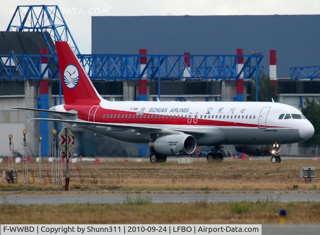 F-WWBD, 2010 Airbus A320-232 C/N 4424, C/n 4424 - To be B-6719