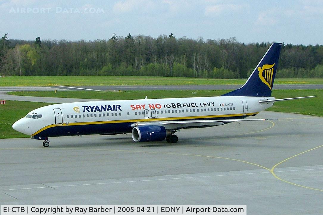 EI-CTB, 2002 Boeing 737-8AS C/N 29937, Boeing 737-8AS [29937] (Ryanair) Friedrichshafen~D 21/04/2005