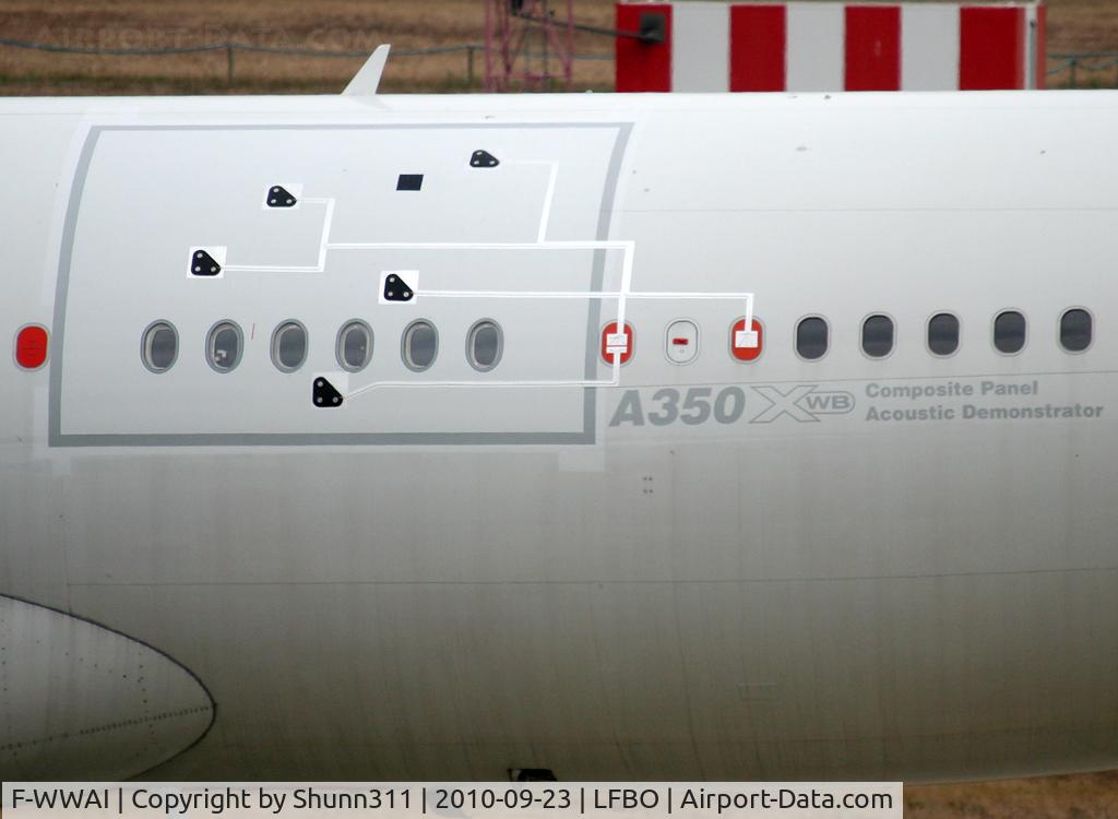 F-WWAI, 1991 Airbus A340-311 C/N 001, Close up of the panel... on the left side...
