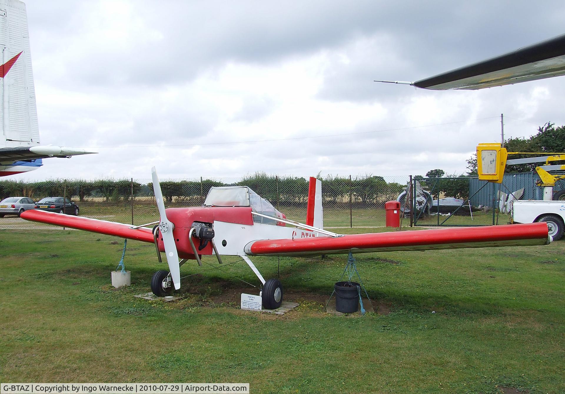 G-BTAZ, 1990 Evans VP-2 Volksplane C/N PFA 063-11474, Evans (Poulter Gs) VP-2 at the City of Norwich Aviation Museum