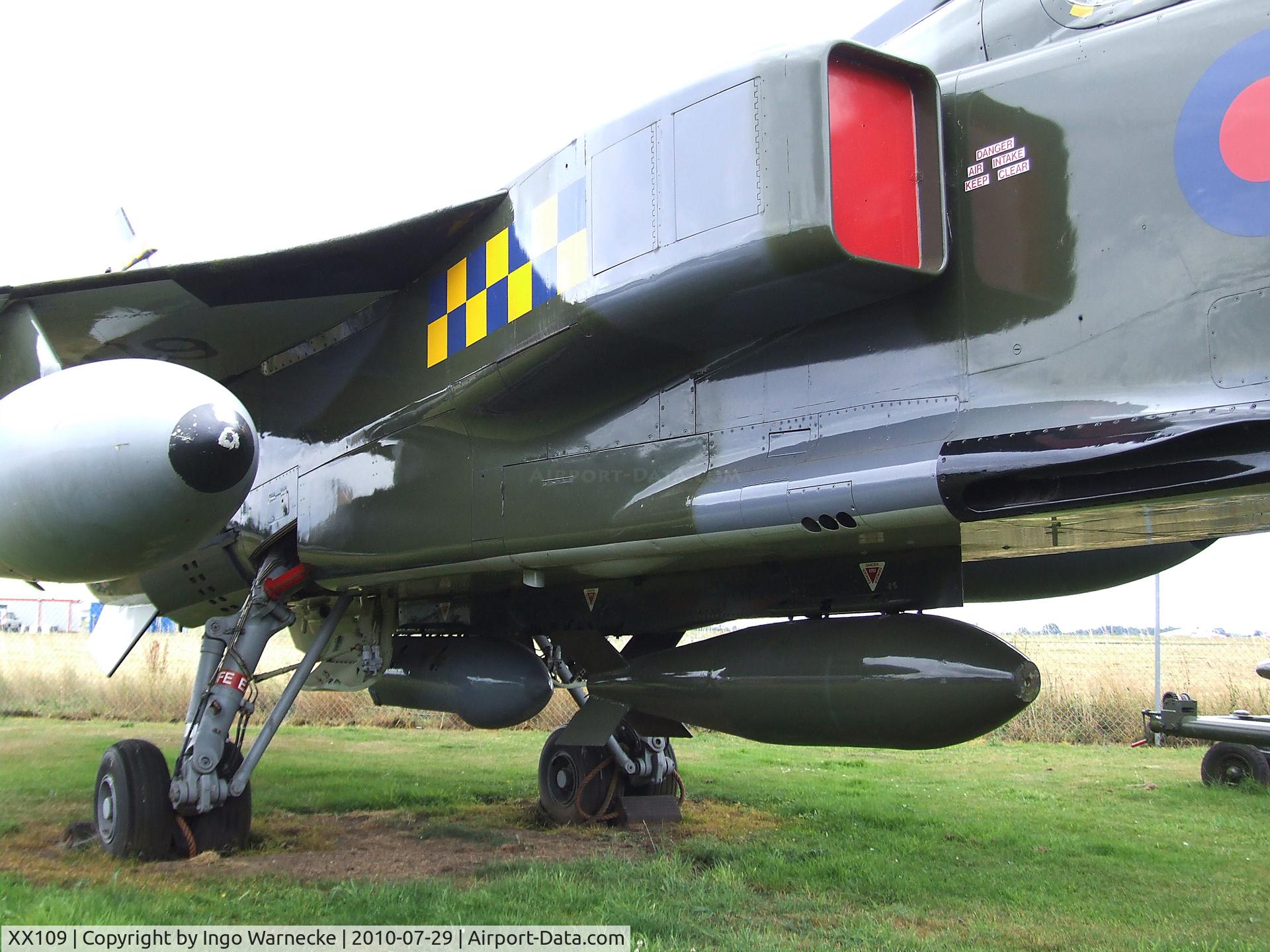 XX109, 1972 Sepecat Jaguar GR.1 C/N S2, SEPECAT Jaguar GR1 at the City of Norwich Aviation Museum
