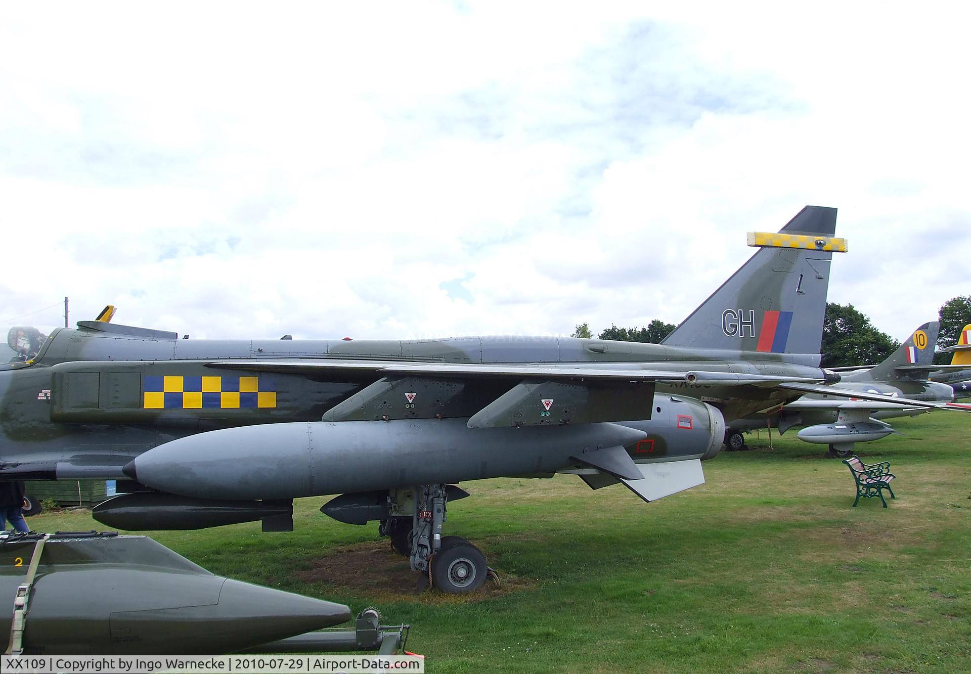 XX109, 1972 Sepecat Jaguar GR.1 C/N S2, SEPECAT Jaguar GR1 at the City of Norwich Aviation Museum