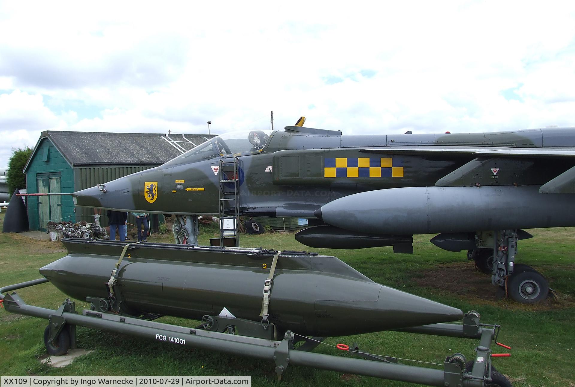 XX109, 1972 Sepecat Jaguar GR.1 C/N S2, SEPECAT Jaguar GR1 at the City of Norwich Aviation Museum