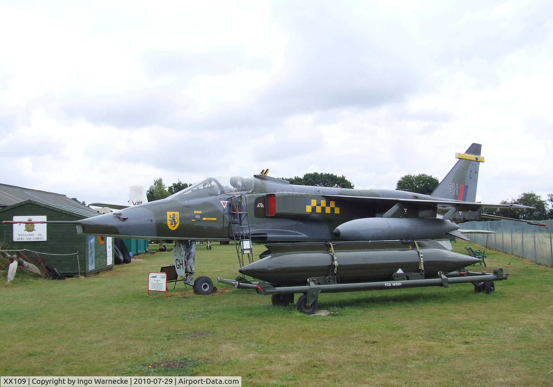 XX109, 1972 Sepecat Jaguar GR.1 C/N S2, SEPECAT Jaguar GR1 at the City of Norwich Aviation Museum