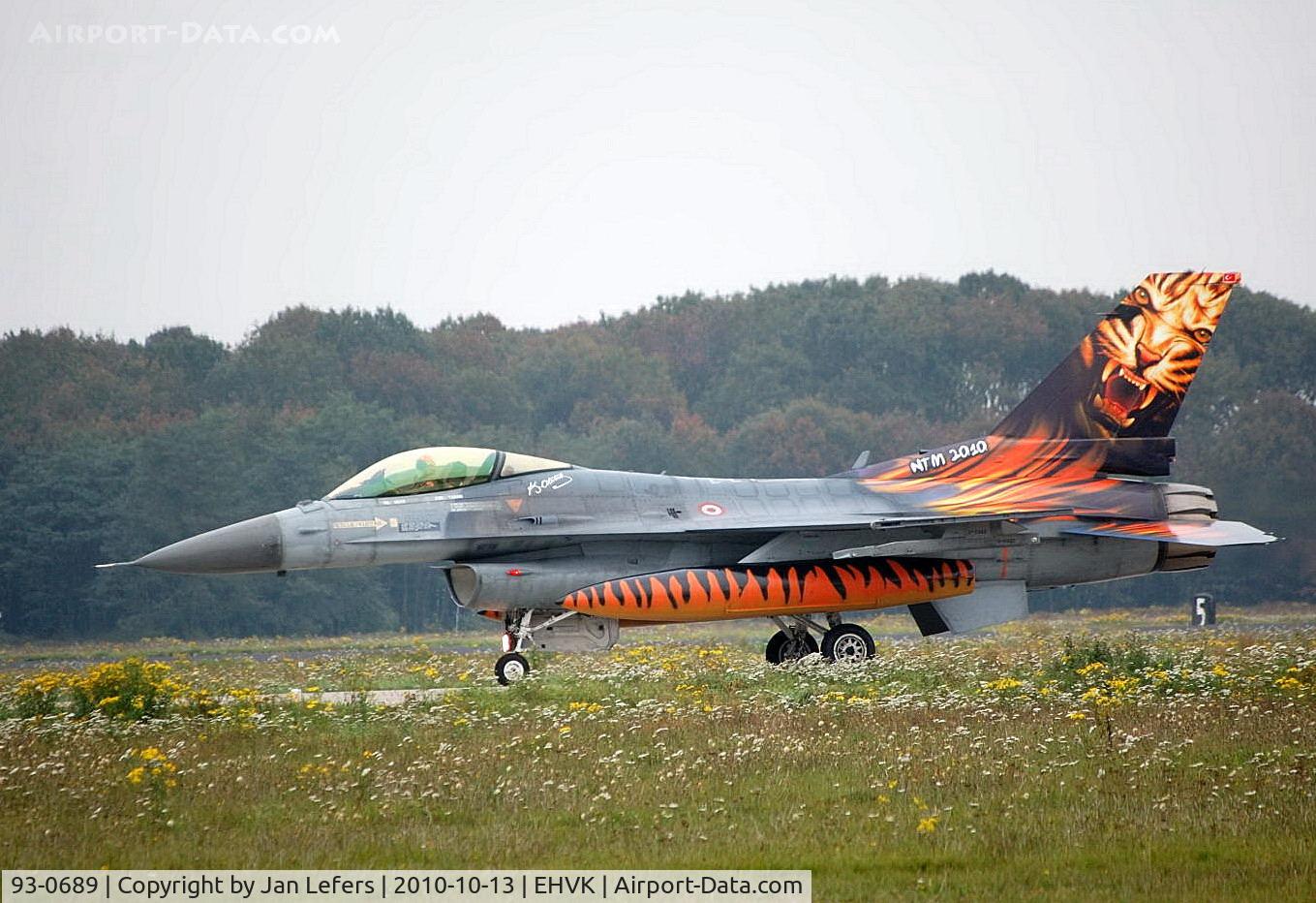 93-0689, TAI (Turkish Aerospace Industries) F-16C Fighting Falcon C/N HC-33, Turkse Tiger F-16