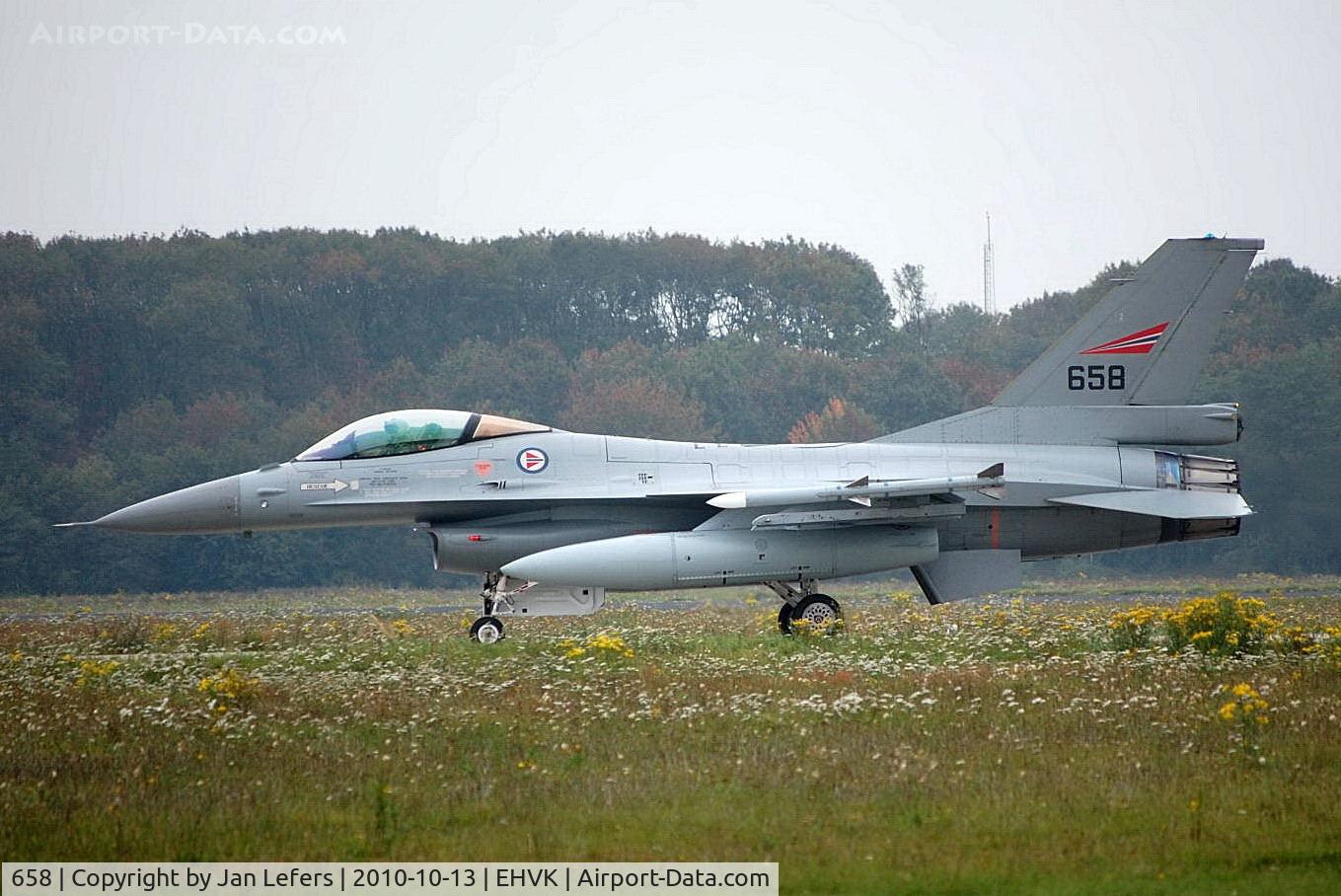 658, General Dynamics F-16AM Fighting Falcon C/N 6K-30, Noorse Airforce