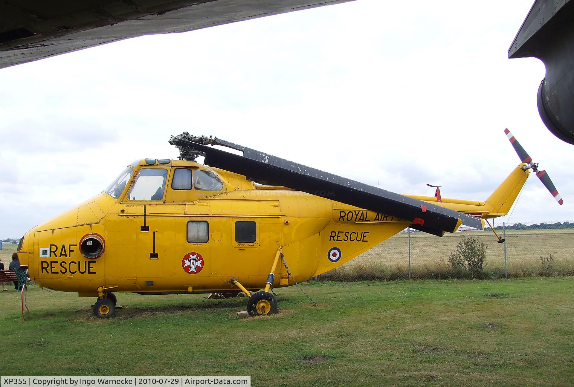 XP355, 1962 Westland Whirlwind HAR.10 C/N WA371, Westland Whirlwind HAR10 at the City of Norwich Aviation Museum