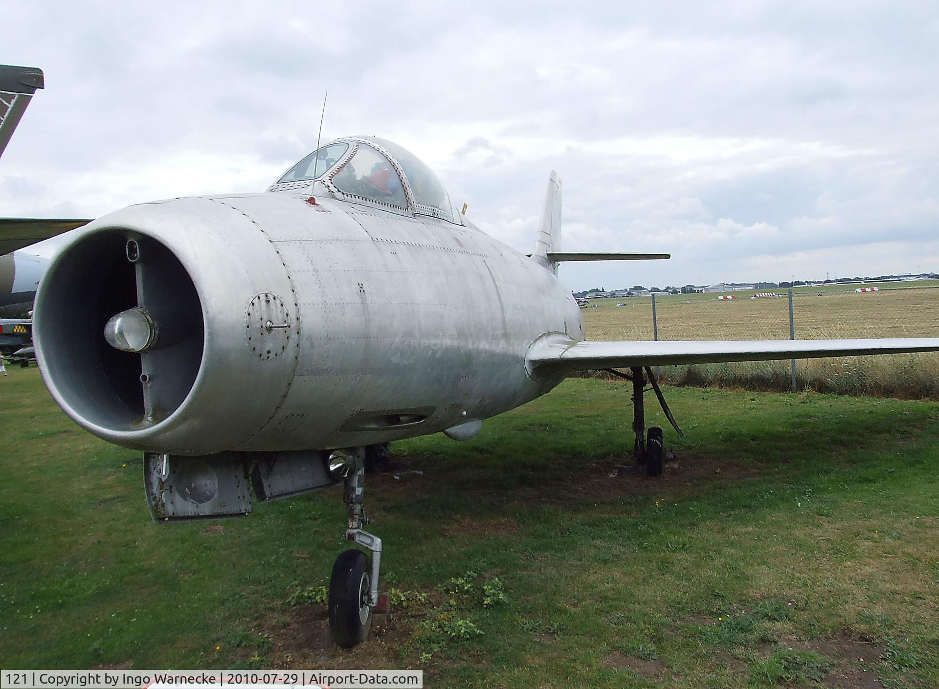 121, Dassault MD-454 Mystere IVA C/N 121, Dassault Mystere IV a at the City of Norwich Aviation Museum