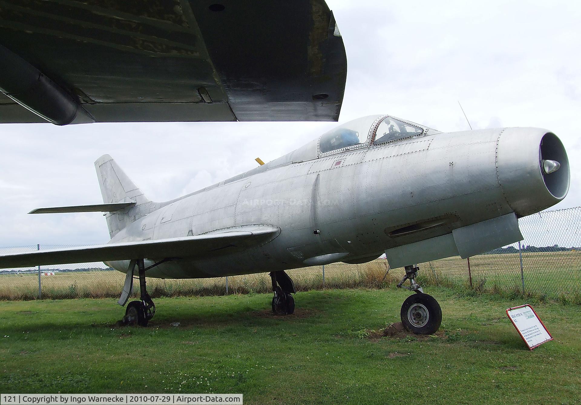 121, Dassault MD-454 Mystere IVA C/N 121, Dassault Mystere IV a at the City of Norwich Aviation Museum