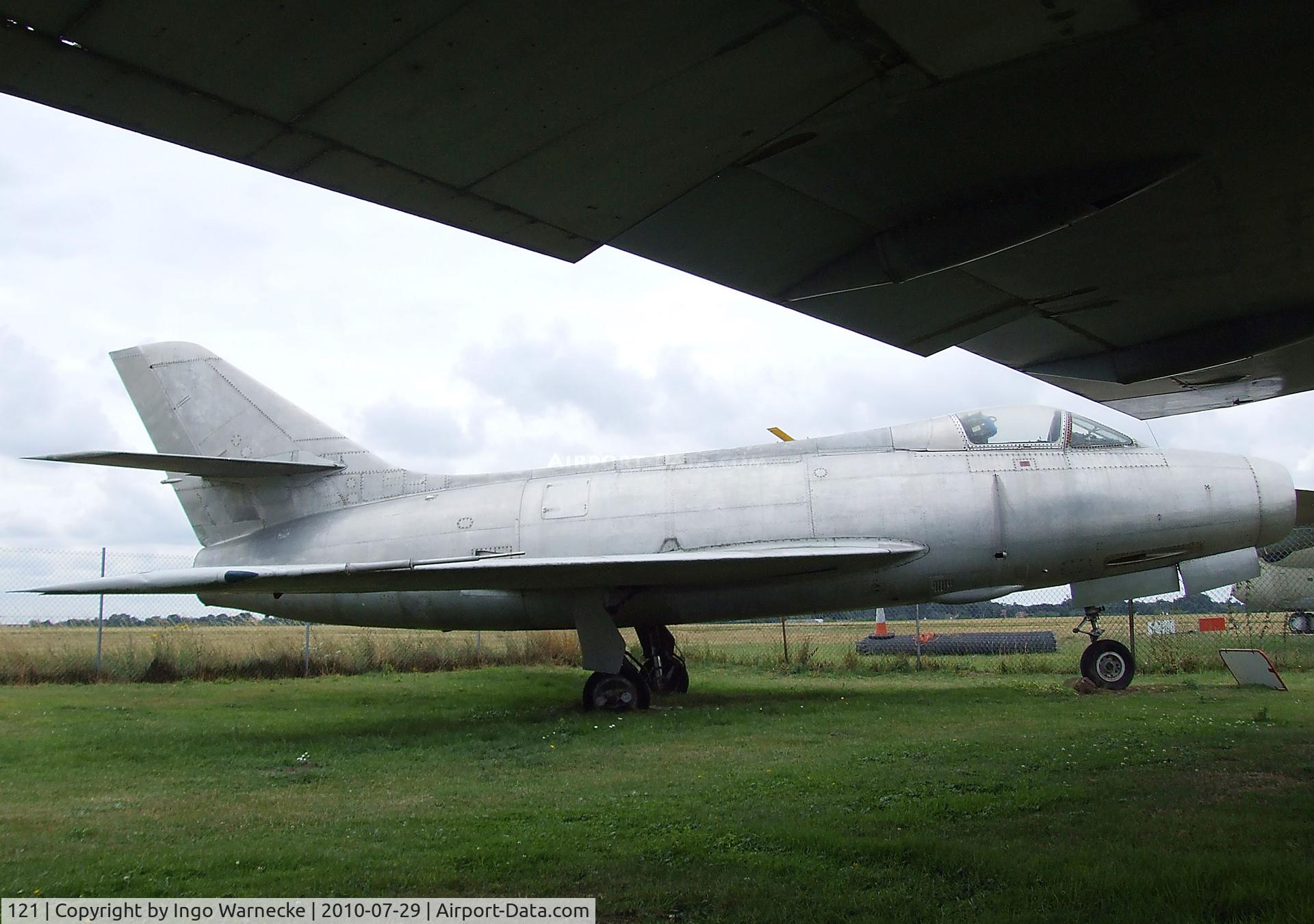 121, Dassault MD-454 Mystere IVA C/N 121, Dassault Mystere IV a at the City of Norwich Aviation Museum