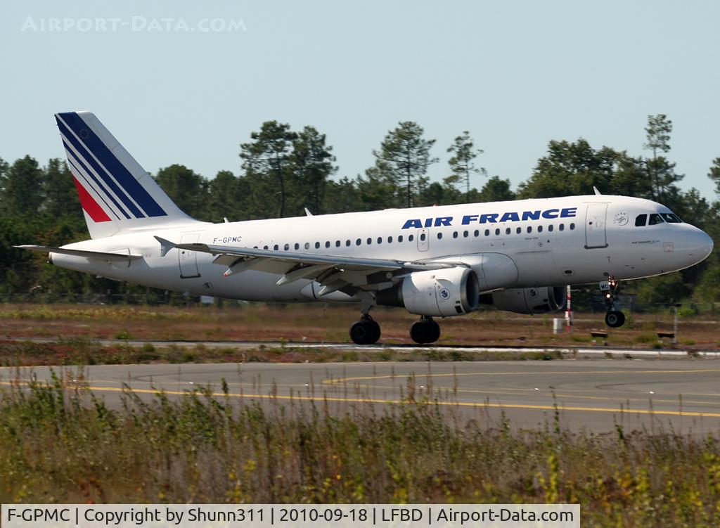 F-GPMC, 1996 Airbus A319-113 C/N 608, Landing rwy 05